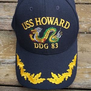 VTG Destroyer USS Howard‎ DDG-83 Black Snapback Hat